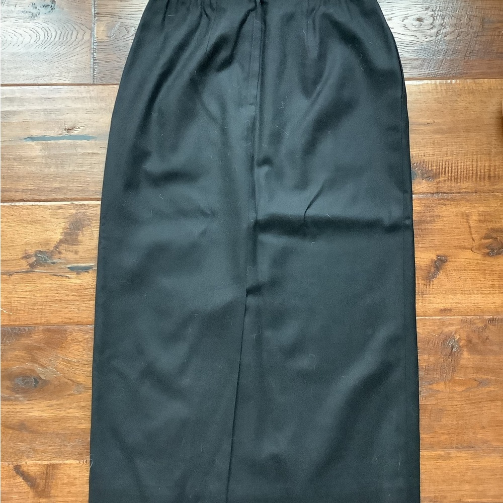 Talbots Solid Black, Lined Midi Straight Pencil S… - image 7